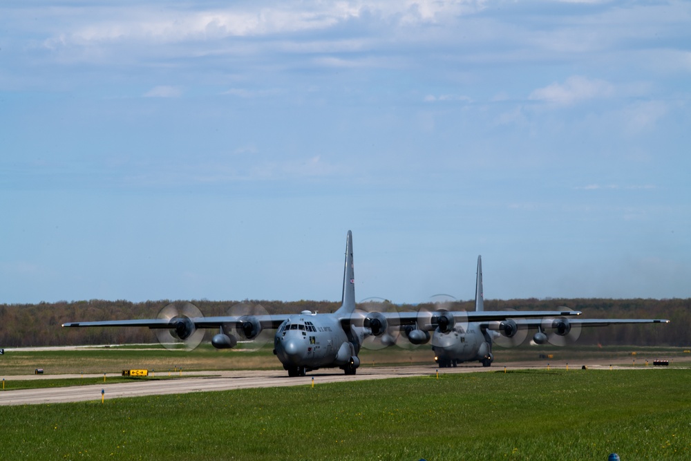 910th launches second round of Hercs Over America flyovers