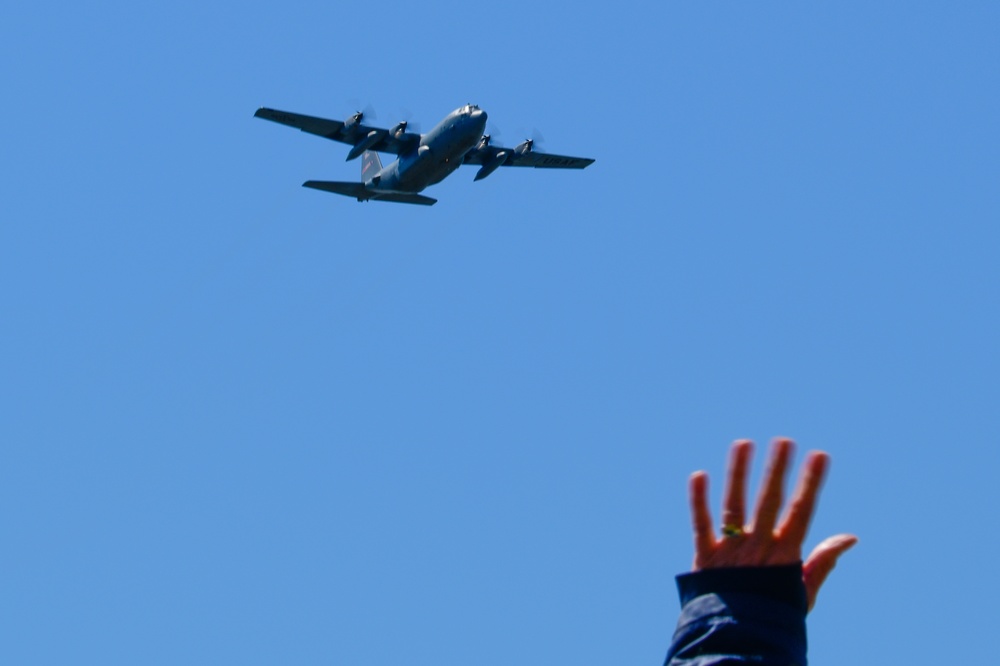 910th launches second round of Hercs Over America flyovers