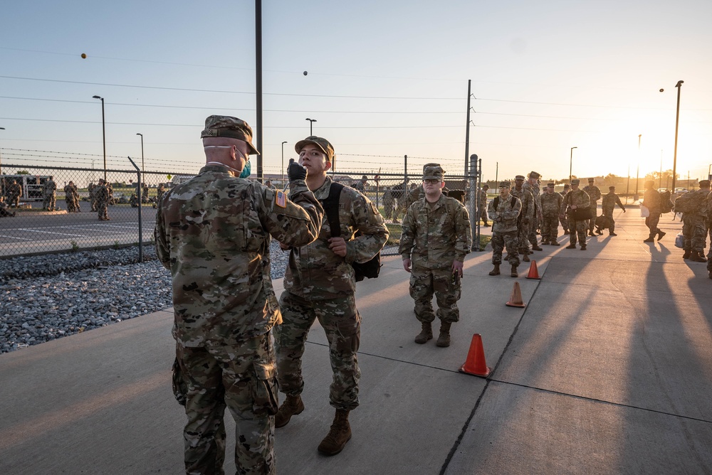 3rd Battalion, 2nd Air Defense Artillery Regiment, Departs for Deployment