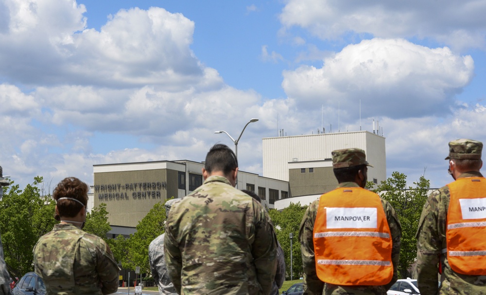 F-16 Falcons Flyover Wright-Patt as part of Operation American Resolve