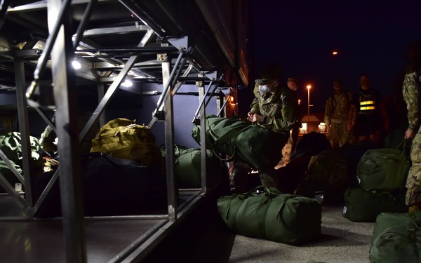 Soldiers Initiate Safe Troop Movement