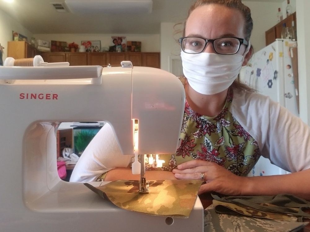Military spouse, member of Travis AFB community makes over 325 face masks to fight COVID-19