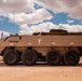 Danish Piranah 8x8 Armored Personnel Carrier parked at Al Asad Air Base