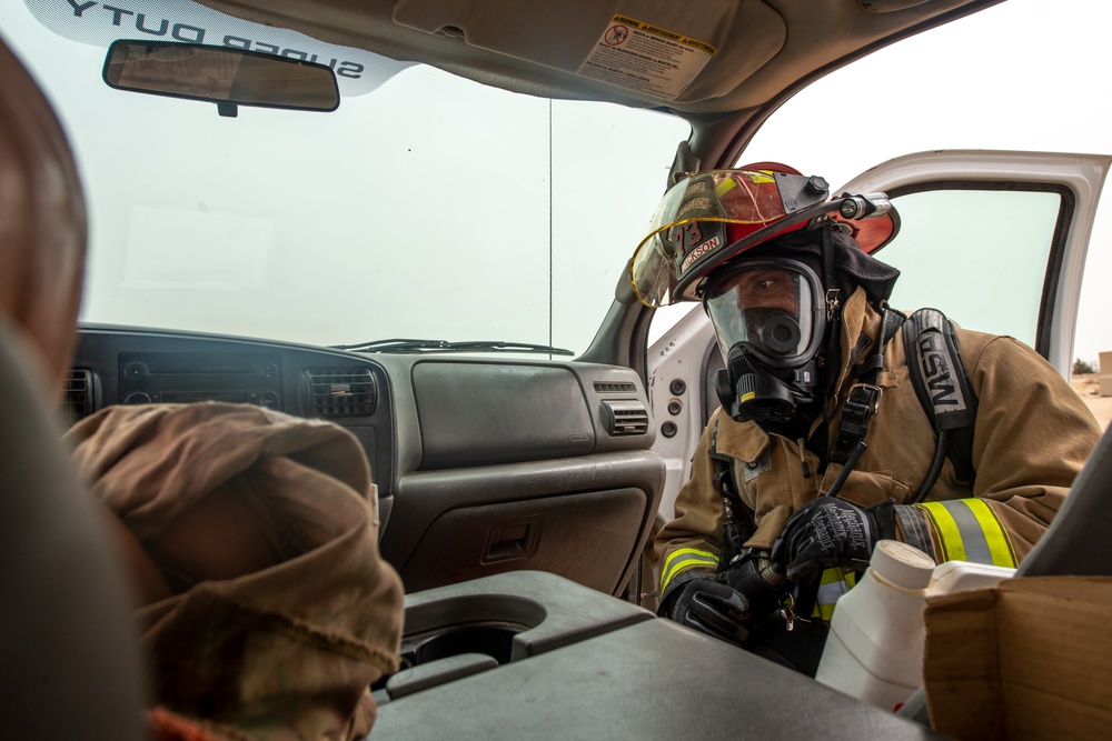 386th ECES Conducts All-Hazard Response Exercise