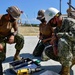 U.S. Navy Seabees with NMCB-5 construct support facilities for Marine Air Control Squadron 4
