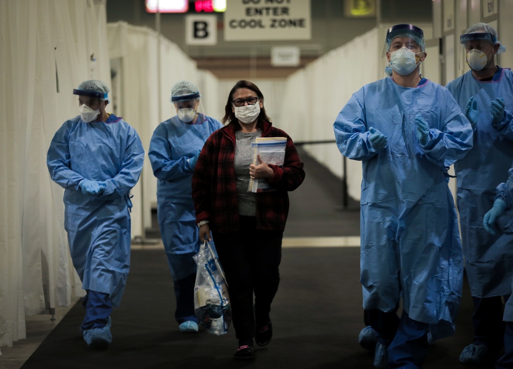 Former COVID-19 Patient gets Released