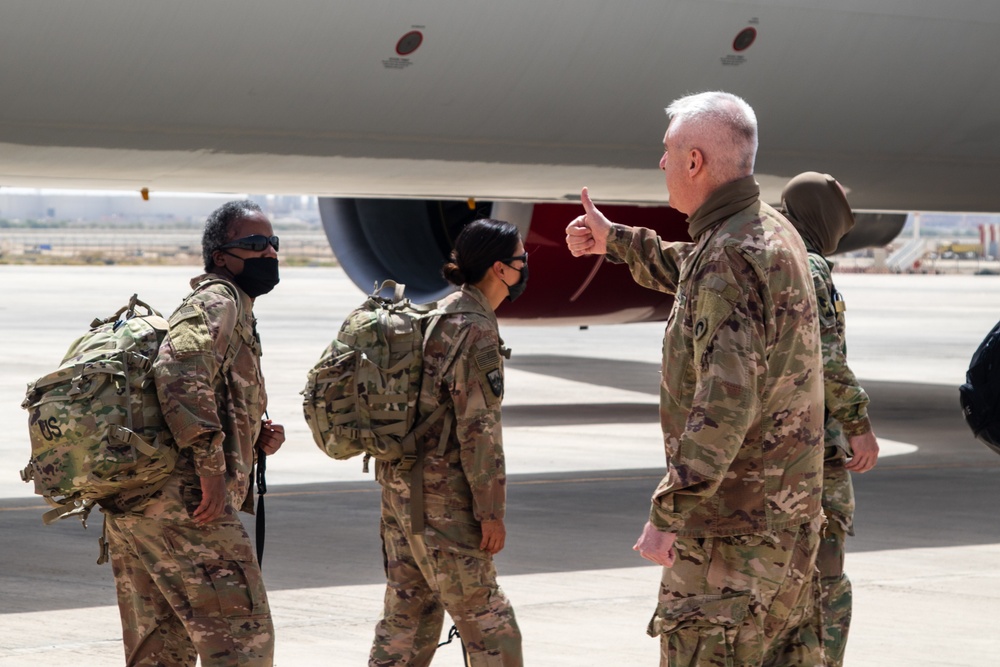 103rd ESC Main Body Departure