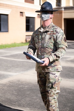 OTS trainees perform open ranks during COVID-19 pandemic [Image 1 of 5]