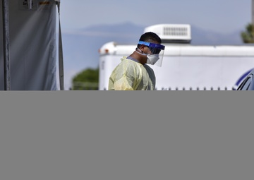 Community rallies around military at Indio testing facility