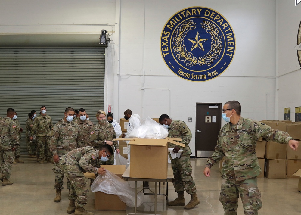 National Guard Soldiers prepare for long-term care facility disinfection mission