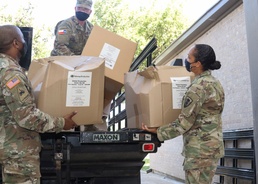 National Guard Soldiers prepare for long-term care facility disinfection mission