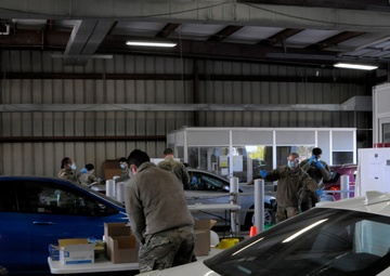 COVID-19 testing site Waukegan, Ill.