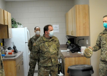 COVID-19 testing site Waukegan, Ill.