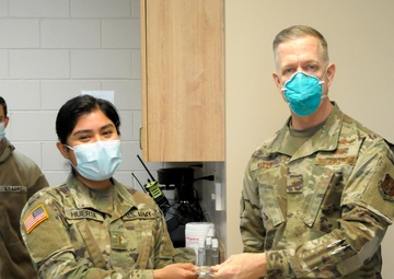 COVID-19 testing site Waukegan, Ill.