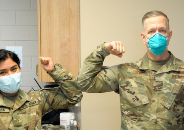 COVID-19 testing site Waukegan, Ill.