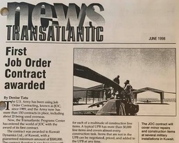 First JOC awarded for Kuwait work - 1998