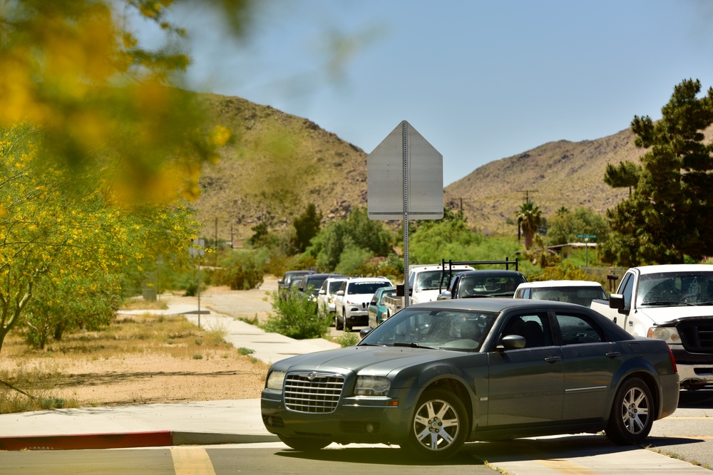 Joshua Tree Elementary School FIND Food Bank Distribution