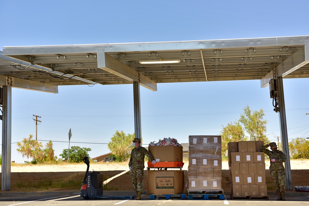 Joshua Tree Elementary School FIND Food Bank Distribution