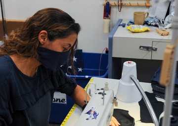 SUBASE NEX Uniform Shop sews support for Sailors