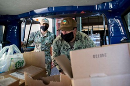 NSA Naples Holds Food Drive for Local Italian Community