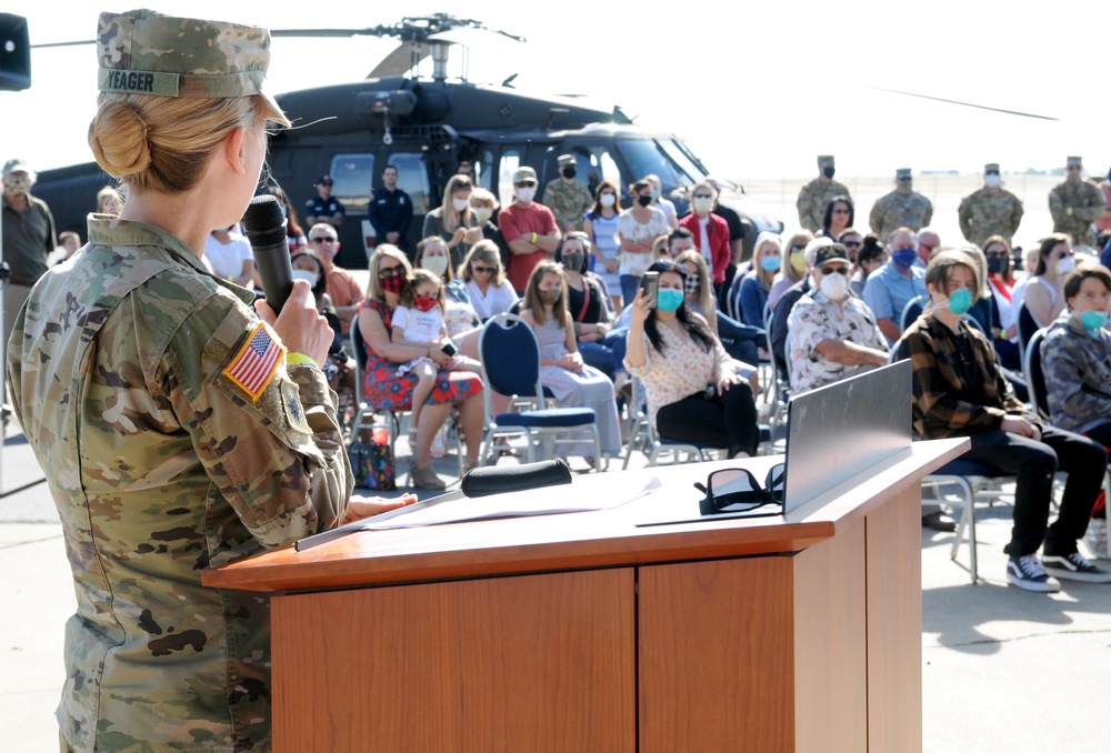 Cal Guard medevac unit heads for Middle East deployment