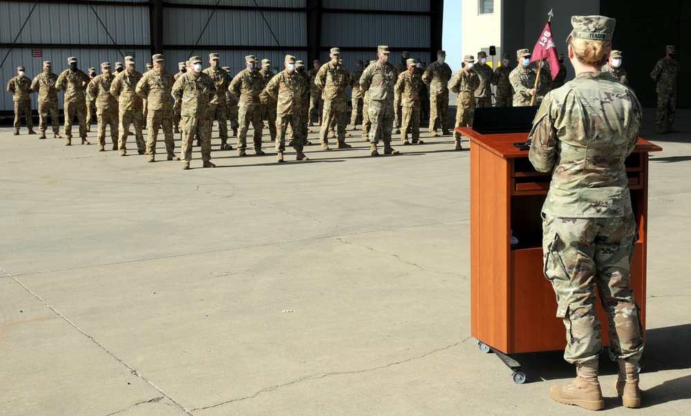 Cal Guard medevac unit heads for Middle East deployment