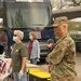First Army Commander Visits USO Volunteers