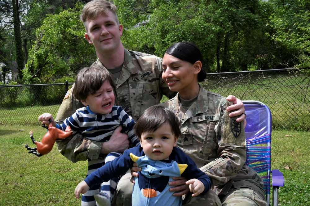 Military family experiences positive pandemic outcome