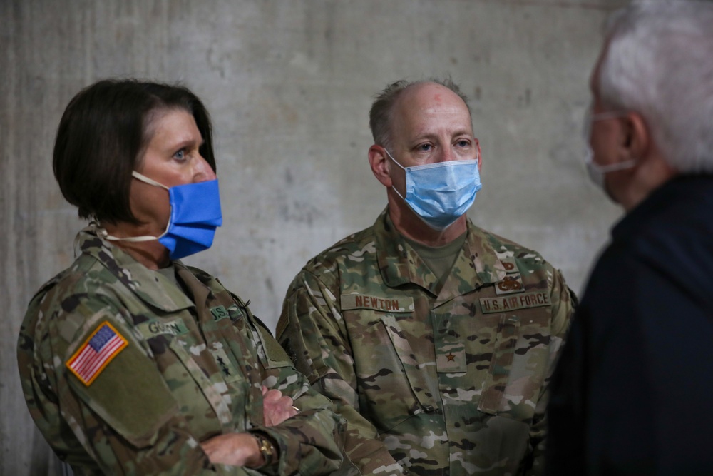 Alabama National Guard Adjutant General Visits N95 Mask Decontamination Site