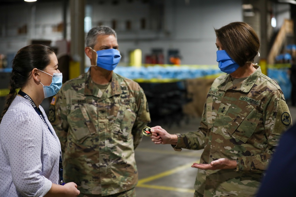 Alabama National Guard Adjutant General Visits N95 Mask Decontamination Site