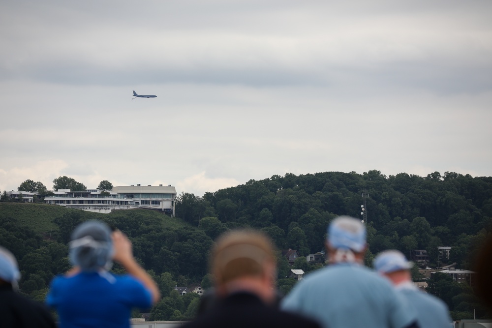 Alabama Air National Guard Conducts Flyover.