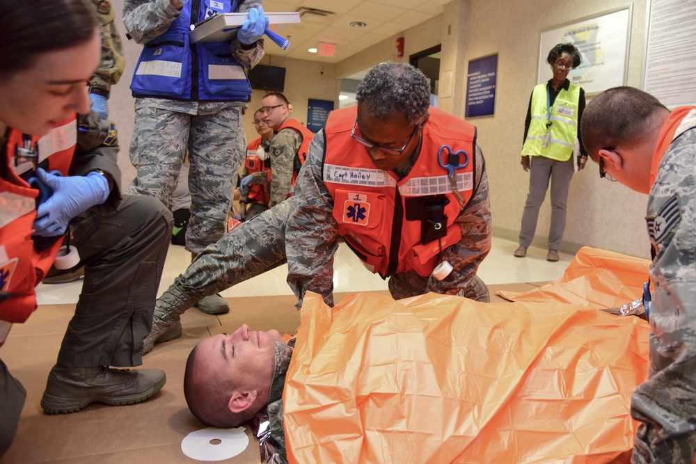 47th Medical Group participates in Ready Eagle exercise at Laughlin