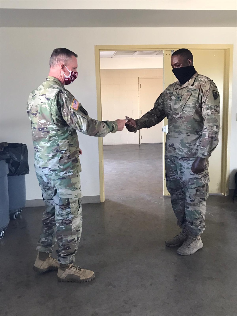 CSM Gilbert Stamps Recognizes Texas Army National Guard Soldiers for Excellence During the COVID-19 Response