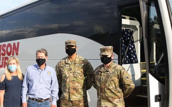 Black Knights of the Ga. ARNG’s 221st MI Battalion Deploy