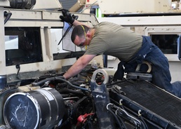 Soldier keeps Cal Guard Humvees on the road during COVID-19 pandemic