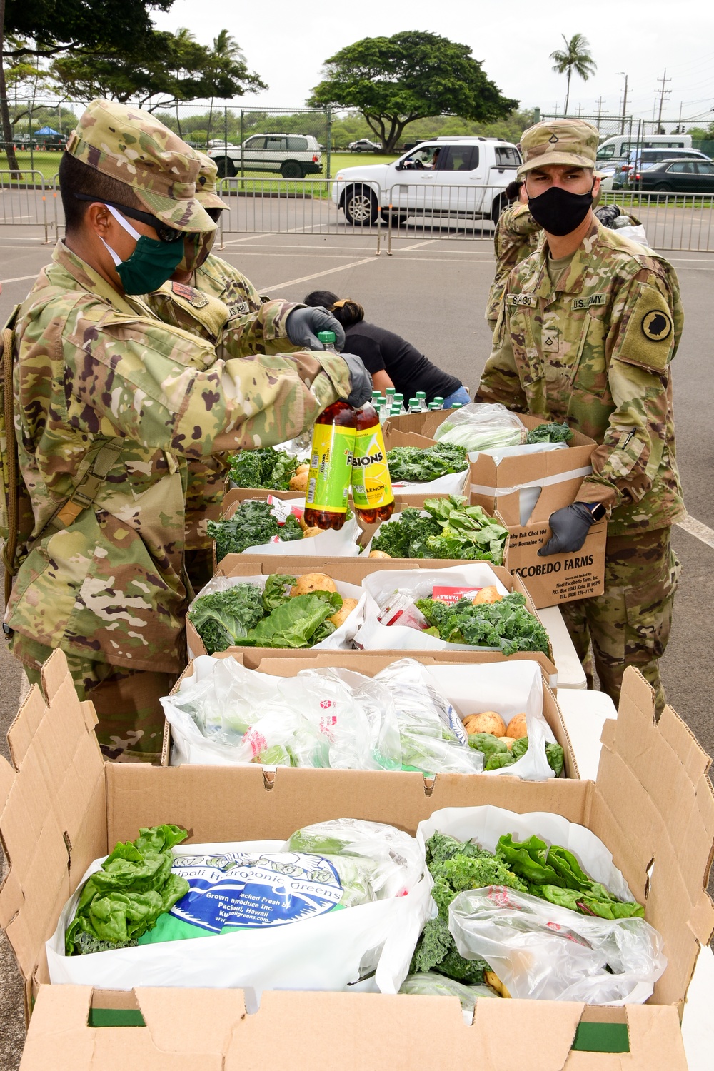 HING supports Wailuku community food drive