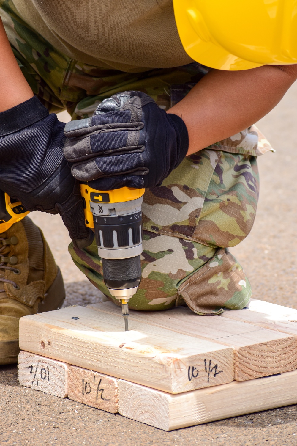 230th Engineers construct platforms during COVID-19 operations