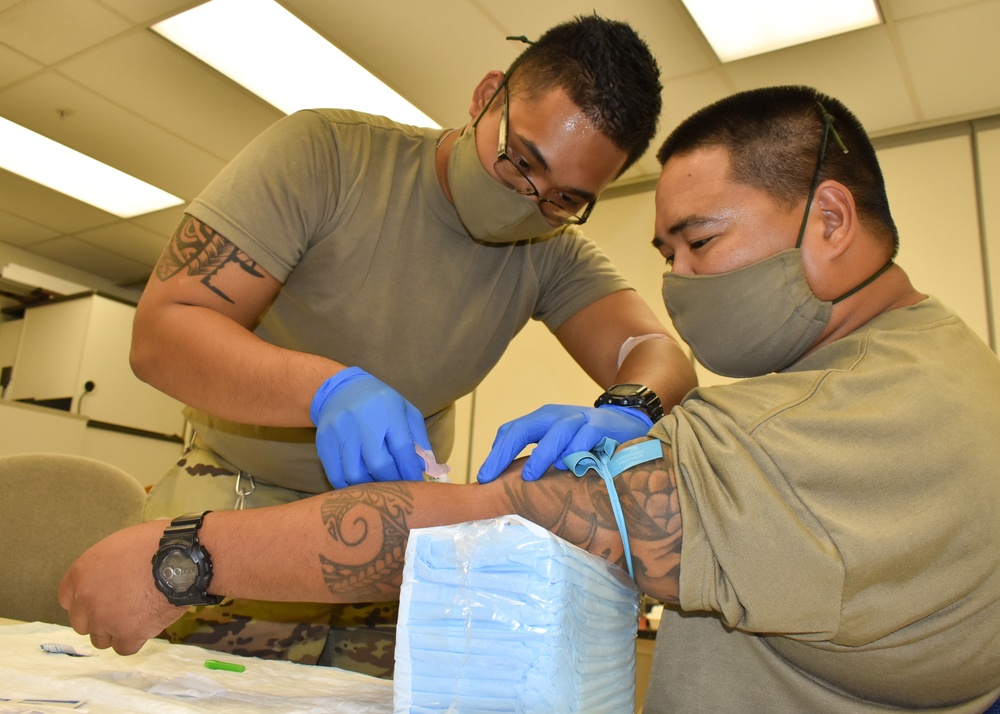 TF Maui conducts HIV blood drive