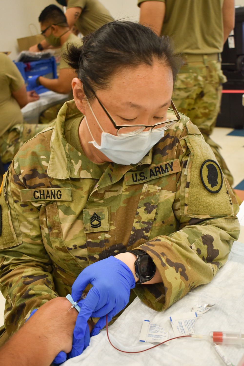 TF Maui conducts HIV blood drive