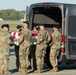 The dignified transfer of Sgt. Christopher W. Curry