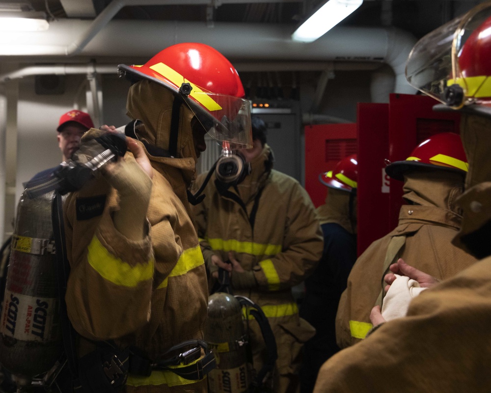 Fire Fighting, USS BATAAN (LHD 5)