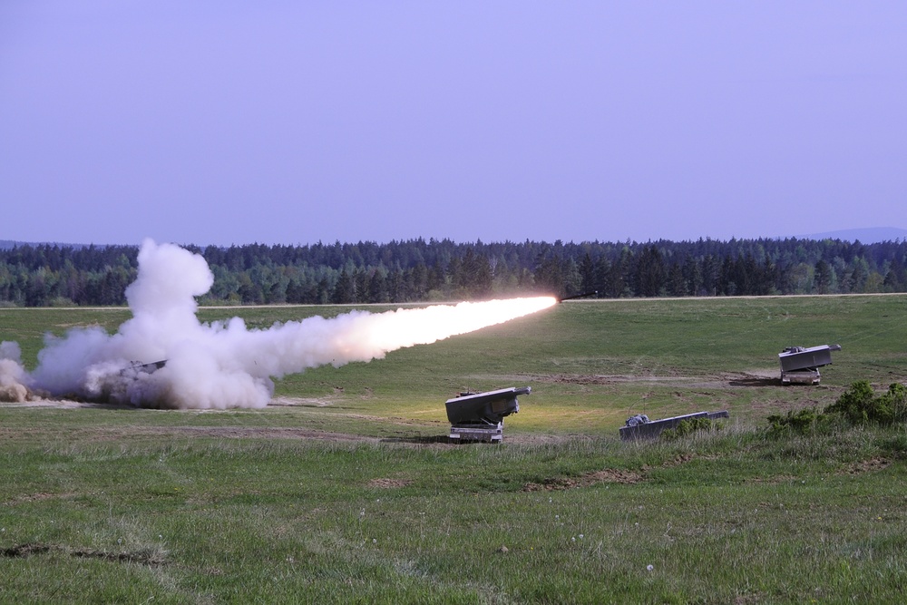 Long range fires in Germany