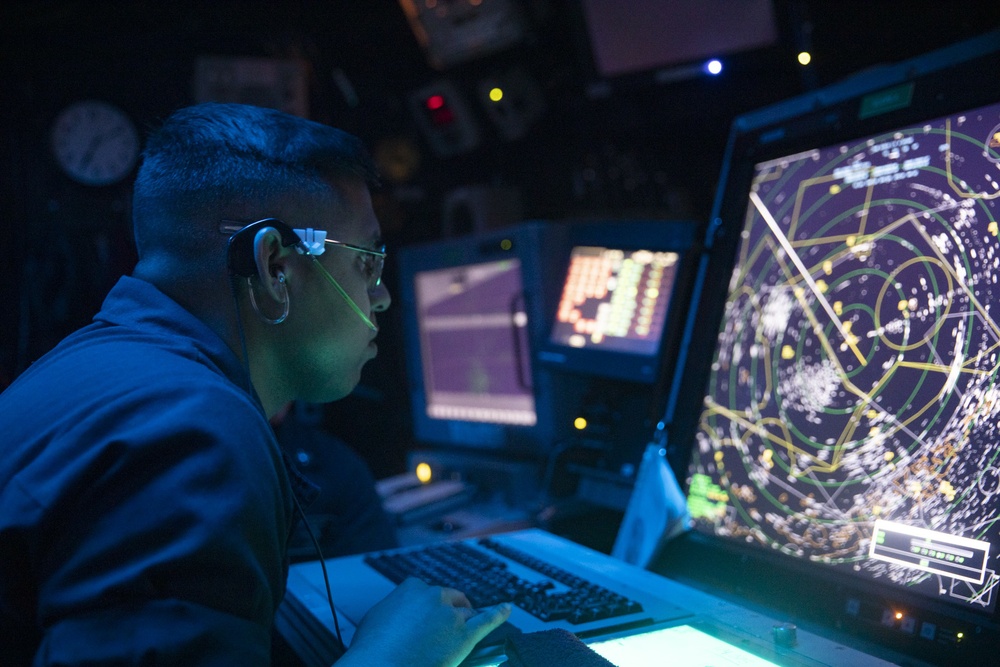 DVIDS - Images - USS Bataan (LHD 5) Flight Deck Control [Image 1 of 4]