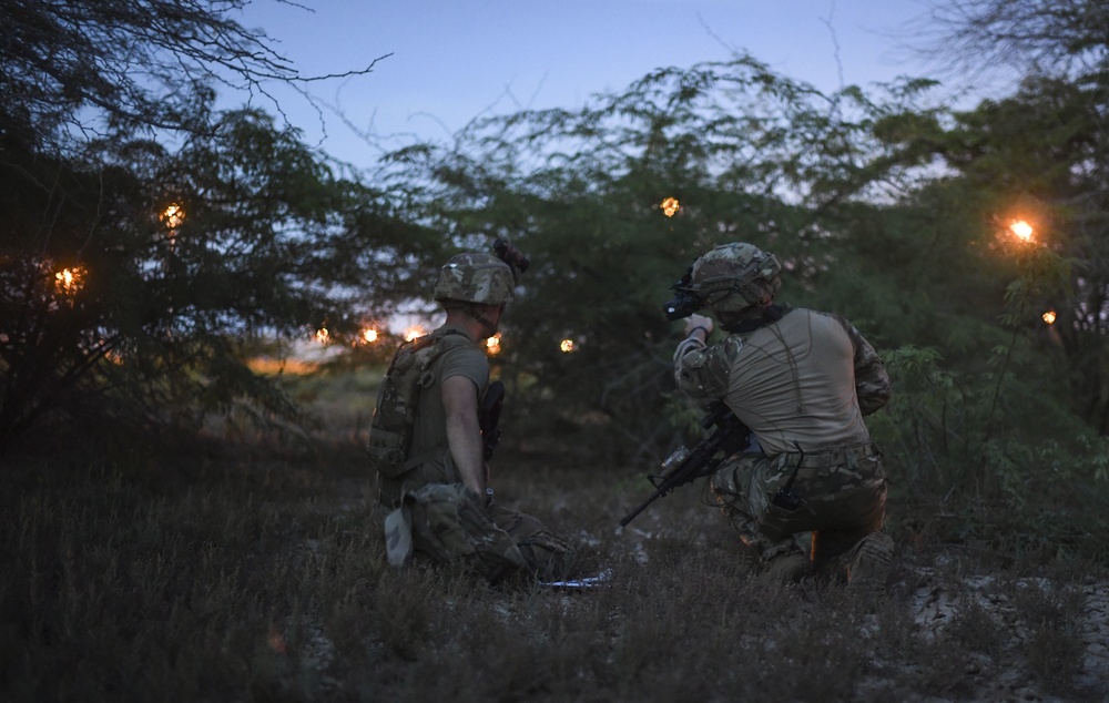 Task Force Guardian scouts conduct reconnaissance training