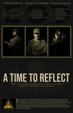 A time to remember: EOD technicians reflect after memorial weekend