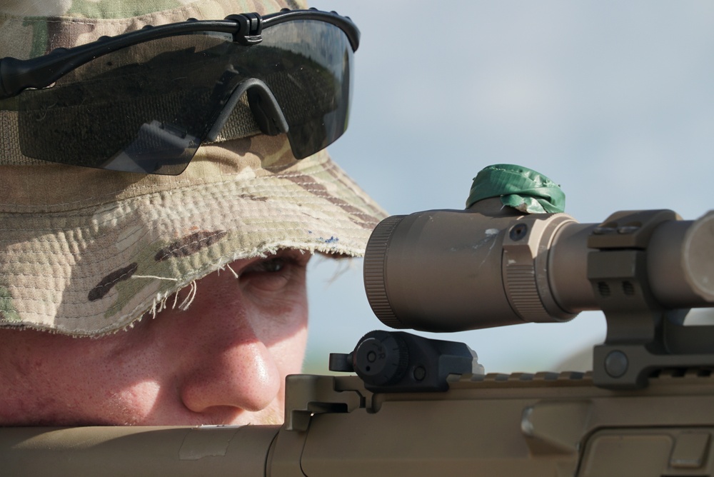 DVIDS - Images - Task Force Guardian Snipers practice Graded Range ...