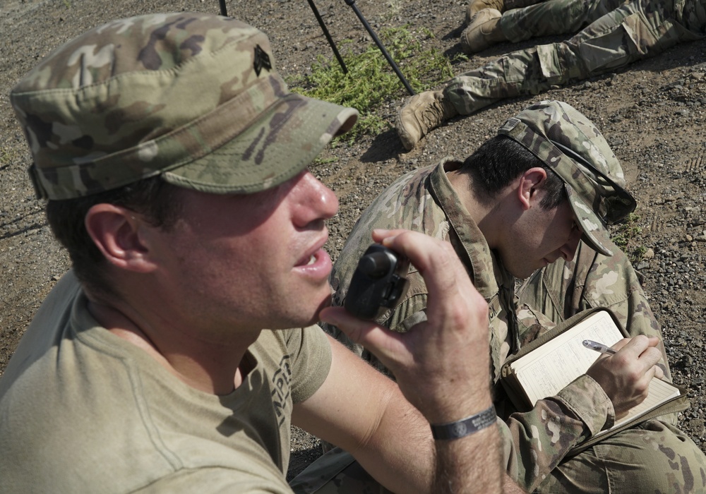 Task Force Guardian Snipers practice Graded Range Estimation