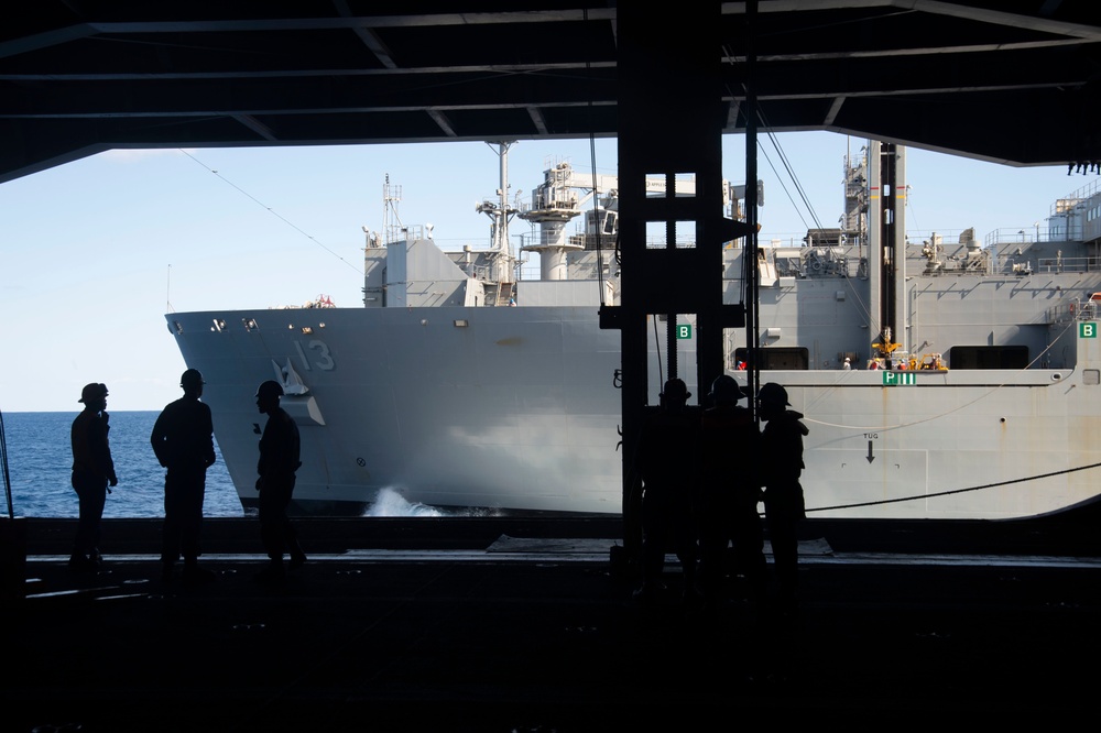 USS Harry S. Truman (CVN 75) transits the Atlantic Ocean