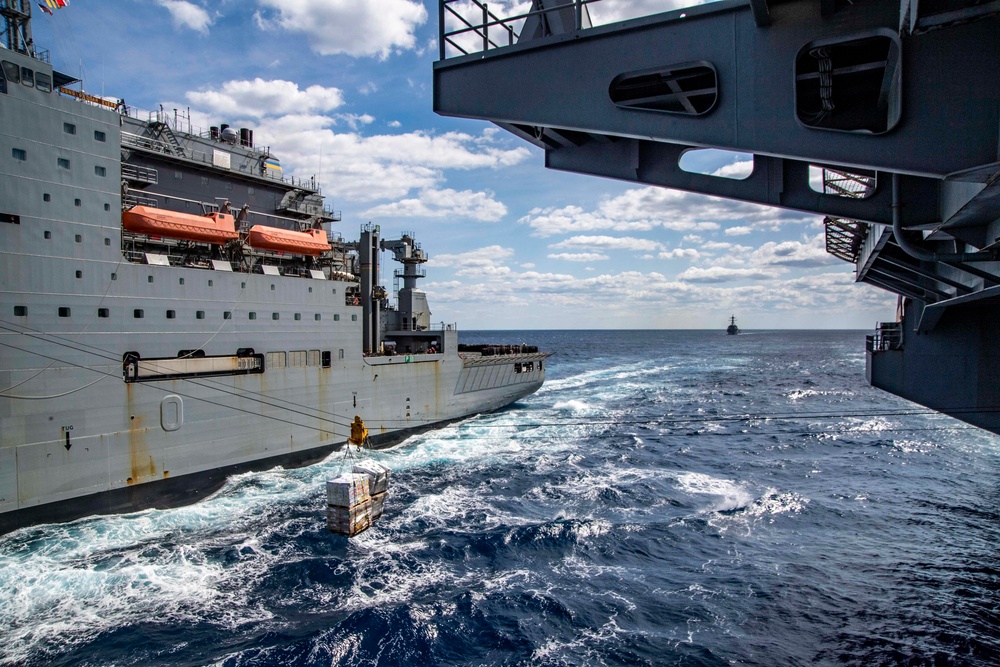 USS Harry S. Truman (CVN 75) transits the Atlantic Ocean