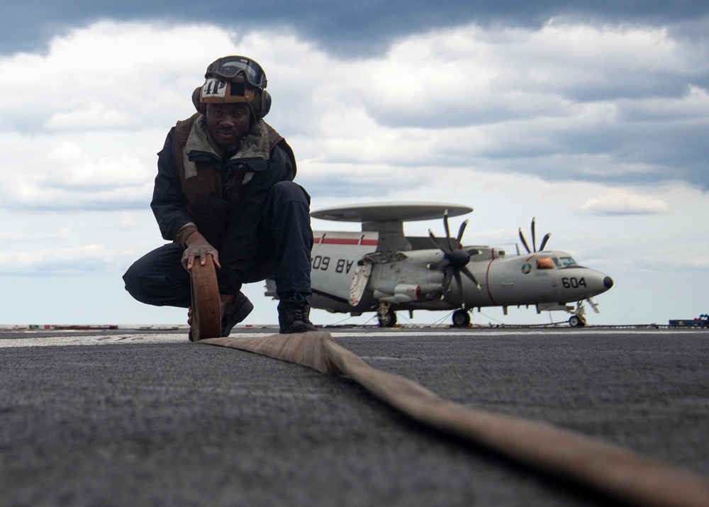 USS Harry S. Truman (CVN 75) transits the Atlantic Ocean